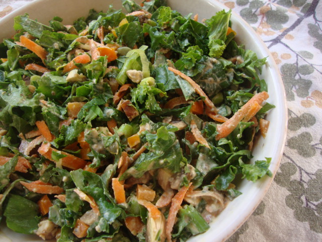 Immune-Boosting Salad with Baked Tempeh -- Epicurean Vegan