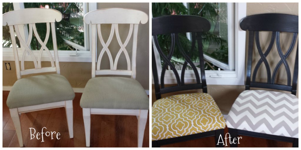Upcycling Dining Room Chairs -- Epicurean Vegan